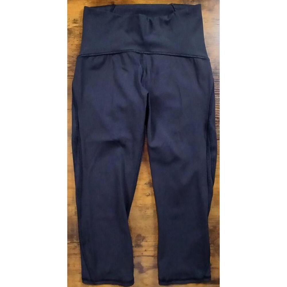 Lululemon Wunder Under 21” Leggings Womens Size 4 Black High Rise Crop